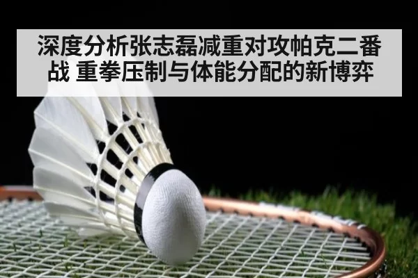 深度分析张志磊减重对攻帕克二番战 重拳压制与体能分配的新博弈（aiyouxi）